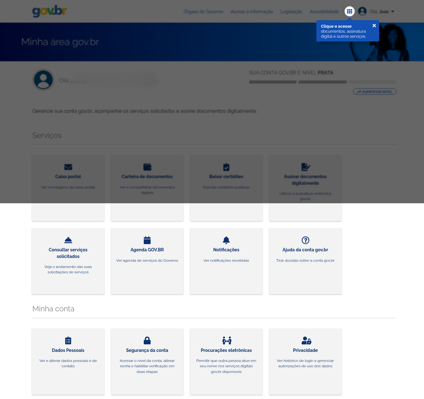 Login bem-sucedido
